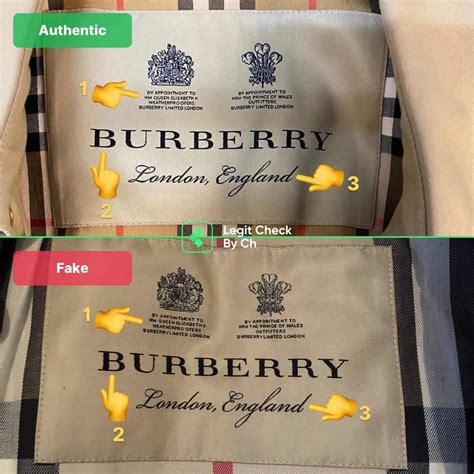 burberry london fake or real|burberry trench authenticity check.